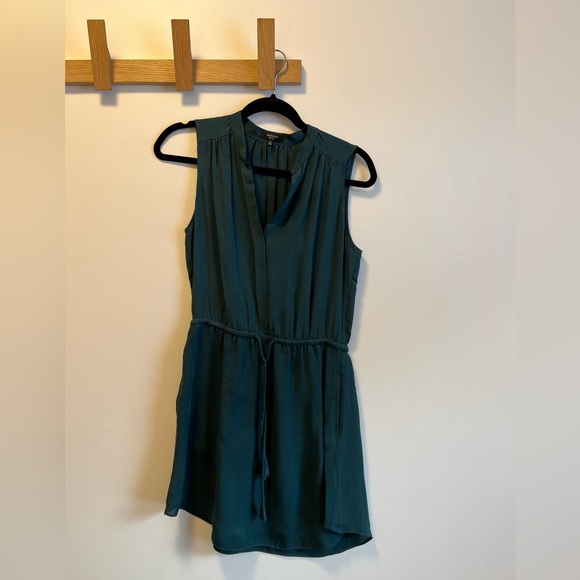 t babaton silk dress Aritzia T. Babaton Silk Dress Womens S Navy Blue Stretch Crepe Neutral Classic